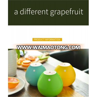 Humidifier, 400ML Humidifier Silent Mini Grapefruit-Shaped Fruit Humidifier