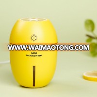 180ml Lemon Humidifier Usb Aromatherapy Machine Mini Home Car Office Fruit Led Atomizer Ultrasonic